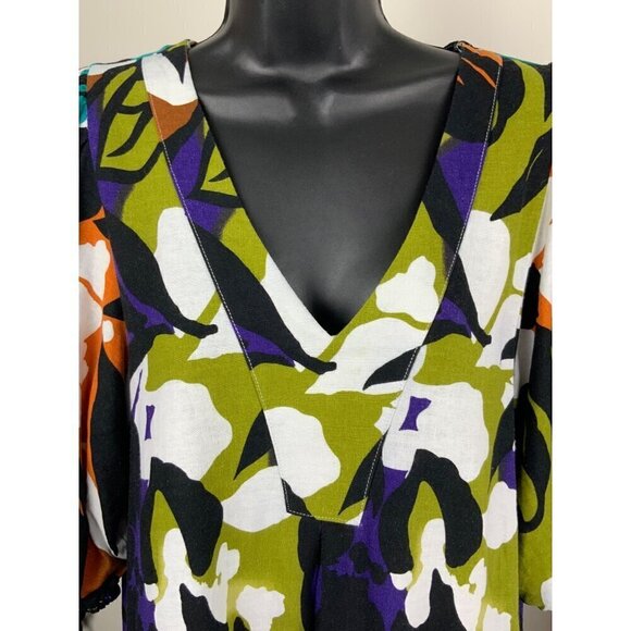 For Cynthia women’s dress Med 40 chest  36 ‘ long Linen / viscose - Picture 7 of 16